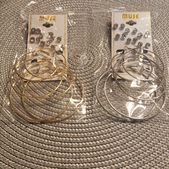 Hooped Earring Set - Picture 2 of 4